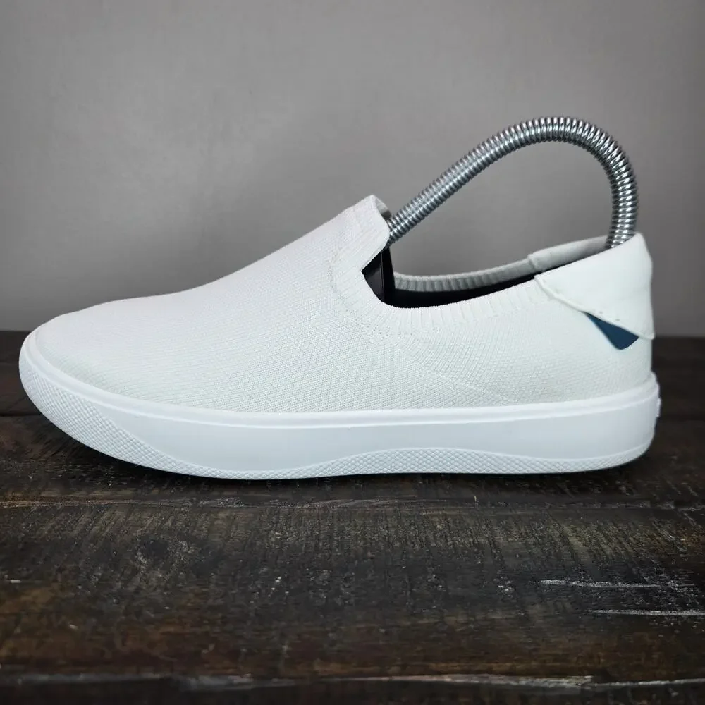 Vessi Boardwalk Slip On Womens Size 7 Waterproof Shoes Sneakers Sail White